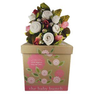 The Baby Bunch 0-6 months Pink Organic Clothing Bundle Baby Shower Gift Girl New